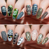 [ INJICARD® ]The NEW Collection  INJICARD #001-#009 nail stamping paltes