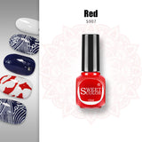 SweetColor® Stamping Nail Polish Lacquer - 14 colors