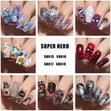 [hēhē™plus]The Super Hero Collection SH010-SH020 hehe nail stamping plates